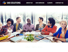 Tablet Screenshot of gkbsolutions.com